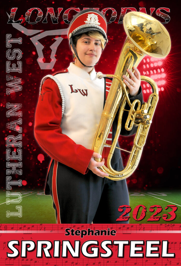 Lutheran West Senior Banner Graphic - Stephanie