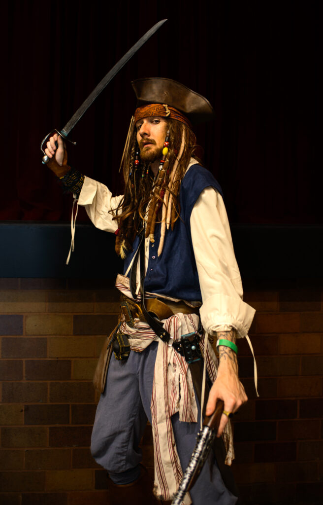 HOFCCC cosplay of Jack Sparrow